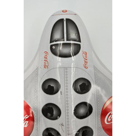 Vintage Coca-Cola Airplane Tin Canister by the Tin Box Company - Picture 10 of 16